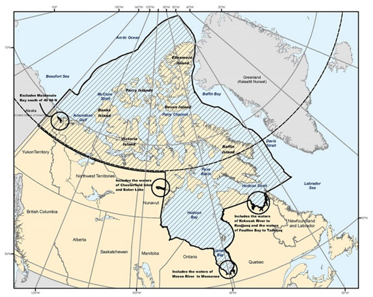 Figure 3-17 - Vessel Traffic Services – the Northern VTS Zone described below