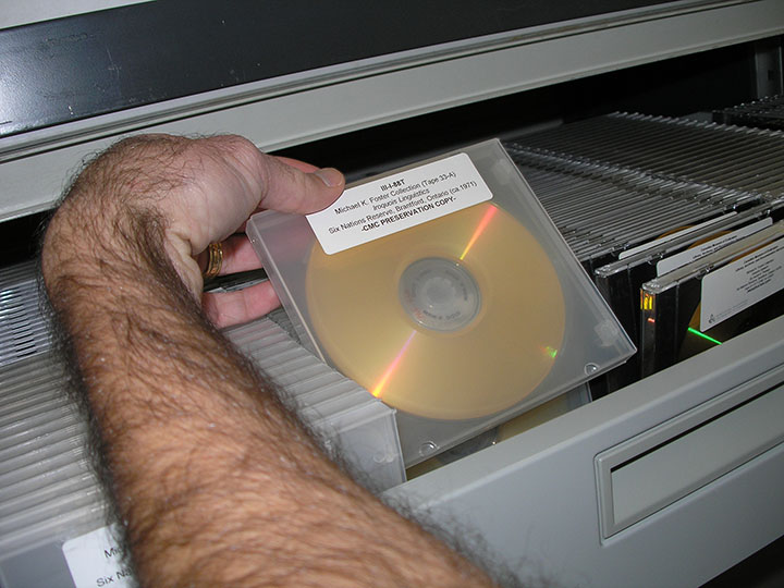 CD-R in storage.