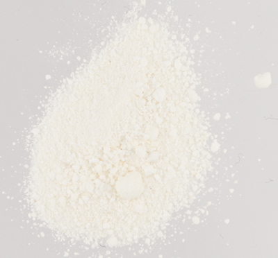 White silver chloride powder