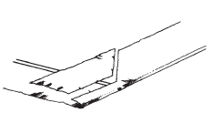 Le tissu excédentaire est coupé et enlevé.