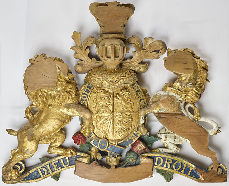 Armoiries royales du Royaume-Uni de Grande-Bretagne et d’Irlande, après le traitement