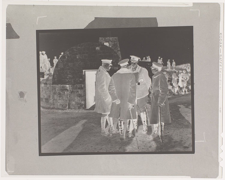 Figure 18a. Polyester film-based negative under transmitted light