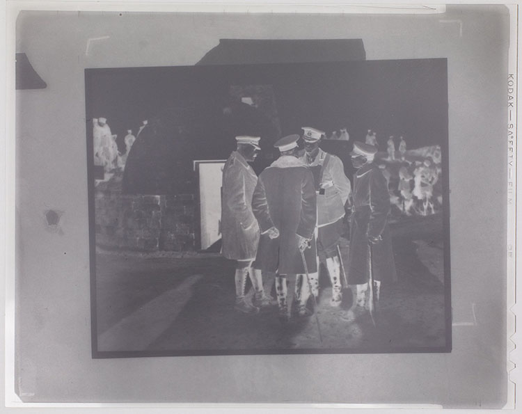 Figure 18b. Polyester film-based negative under reflected light
