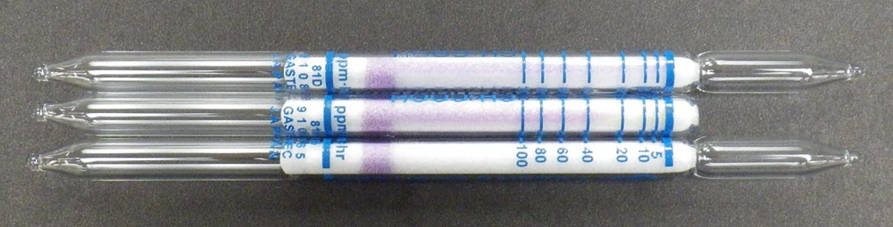 Colour diffusion tubes