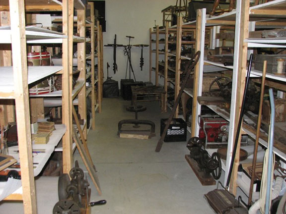 Several objects were stored directly on the floor before RE-ORG
