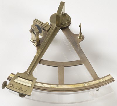 Un sextant du milieu du XIXe siècle.