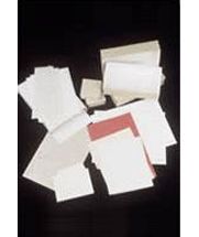 Many types of paper.