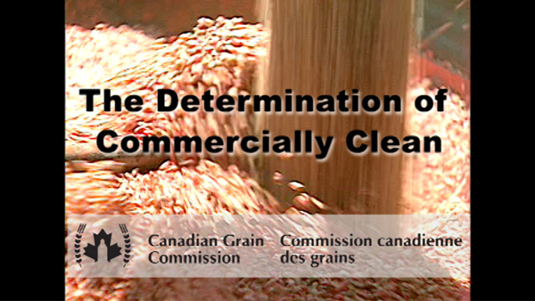 Determination of commercially clean