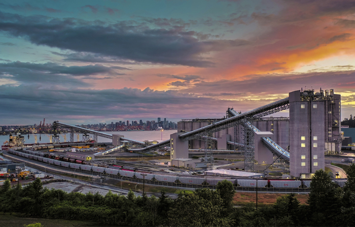 Relating to the Canada Grain Act amendments in 2012, this recent loop track with higher capacity hopper cars at the G3 terminal elevator in Vancouver, BC is an example of how agriculture has changed since 2012.