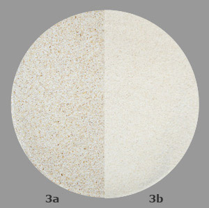 3a. Original fibre-rich fractions. 3b. Enriched fibre-rich fractions.
