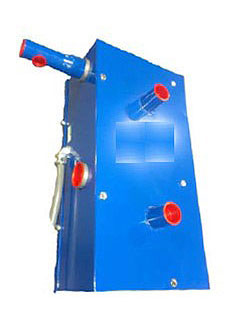 Photo of an air supply and vacuum unit.