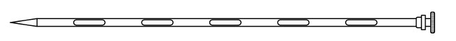Illustration of an open-throat double sleeve trier.