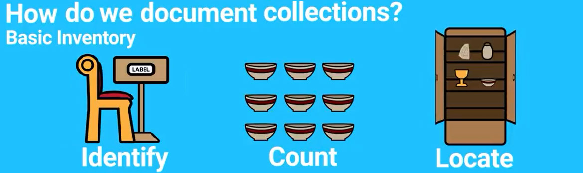 A video that provides basic information about museum collections documentation.