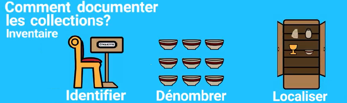 Une vidéo qui offre de l'information générale au sujet de la documentation des collections muséales.