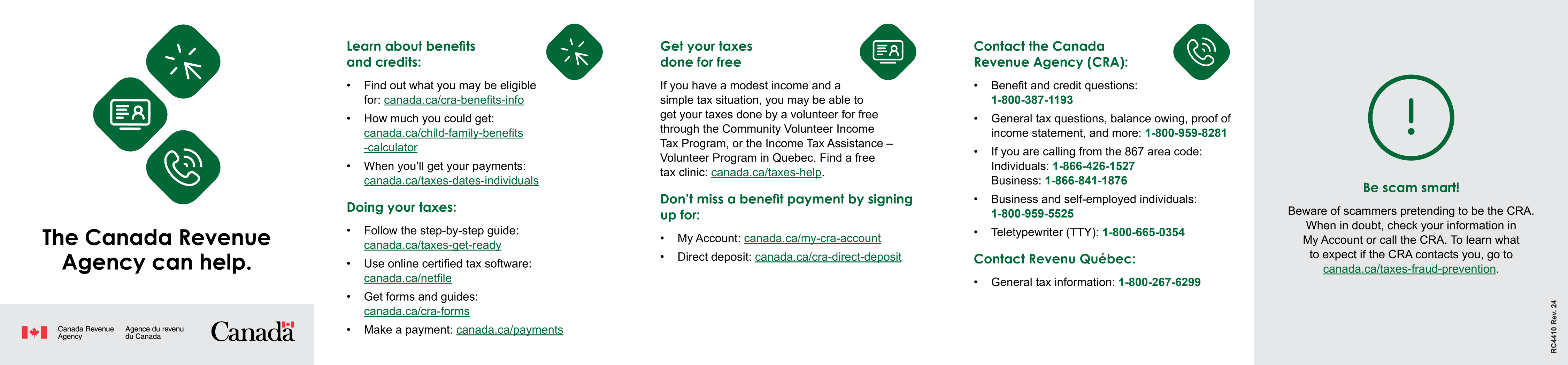 Service Option card – English