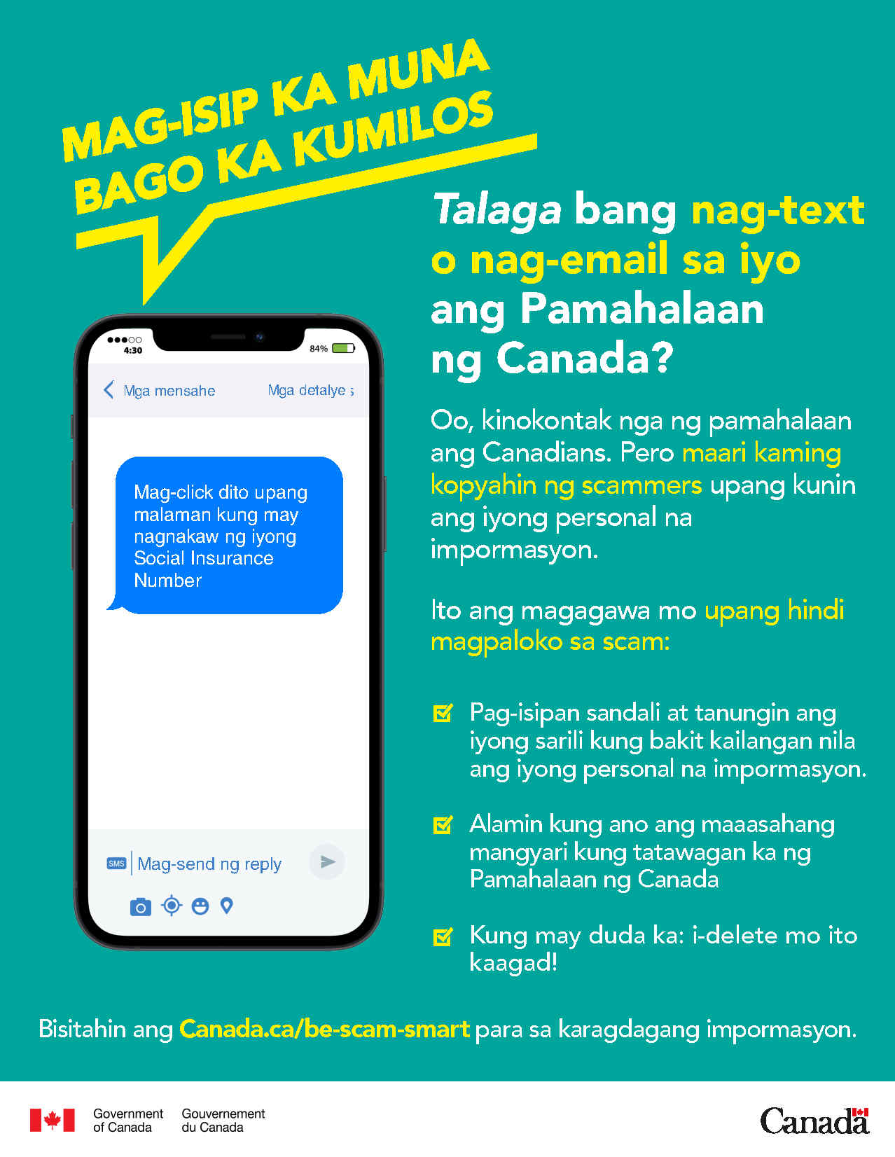 This Tagalog PDF poster provides sample recommendations from the current content for display purposes only