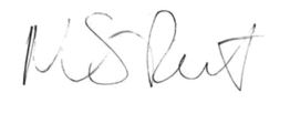 Signature of Michele Perret