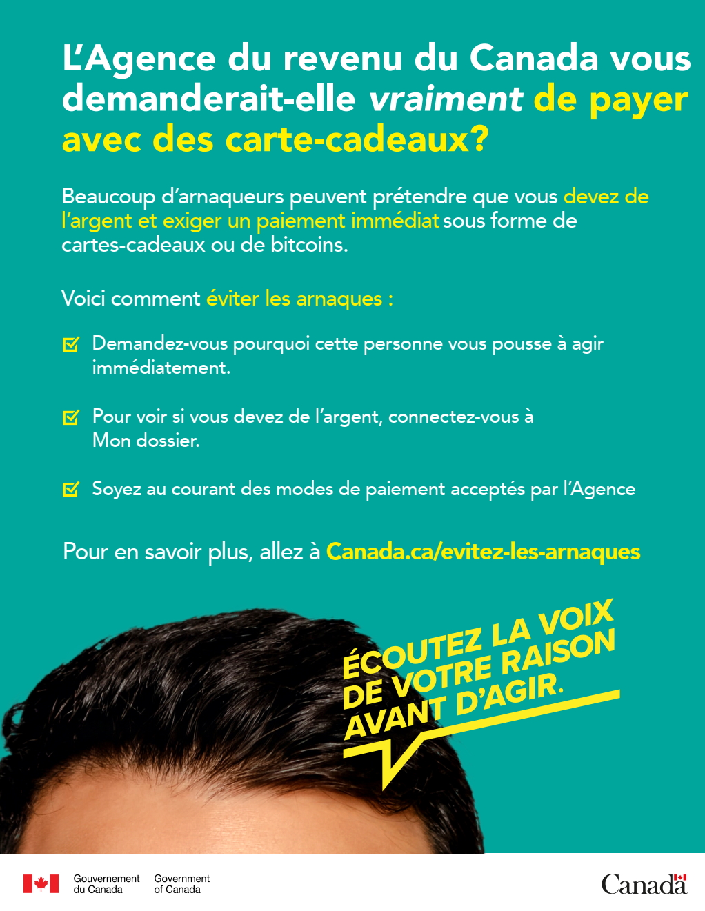 Cette affiche en français, en format PDF et aux fins d’illustration seulement, fournit quelques conseils qui proviennent de la page Web.