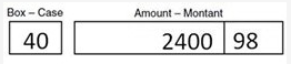 Example of how to complete the boxes in the Other information section of the T4A slip