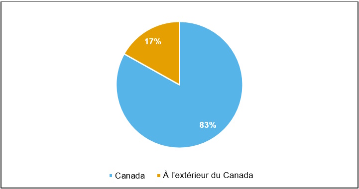Graphique 7 : Emplacement principal des répondants