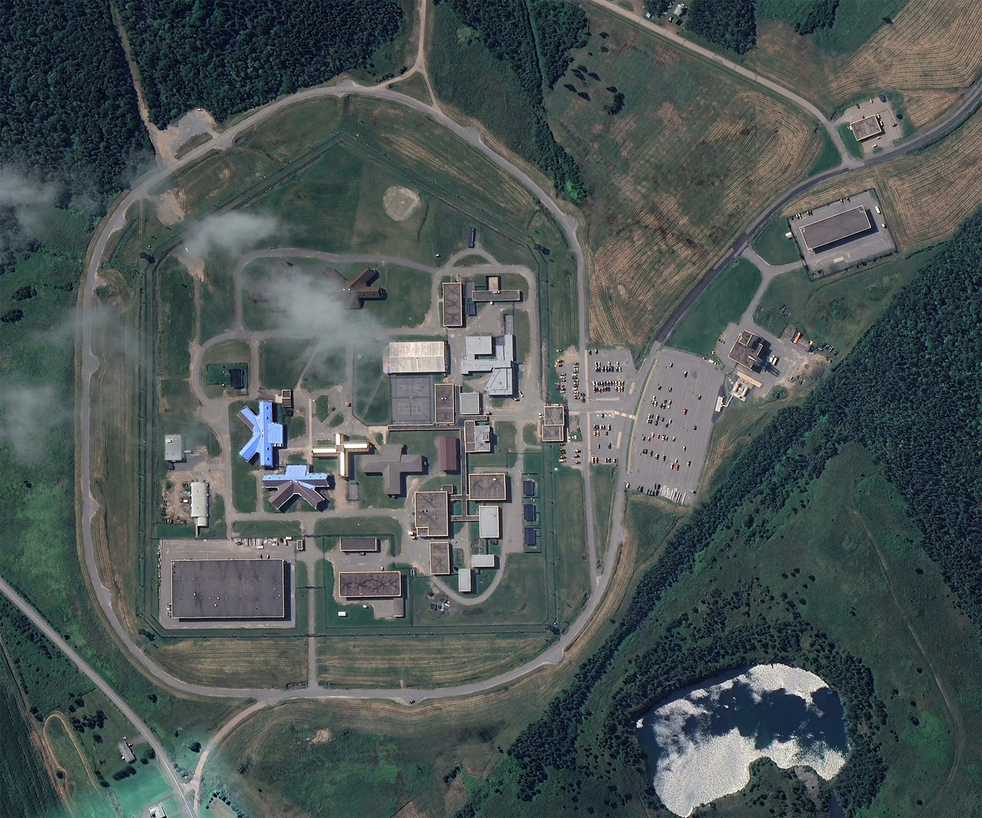 Aerial view of Springhill Institution