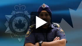 A dark blue graphic with a CSC badge and a Canadian maple leaf in the background. There is a photo of Donny.