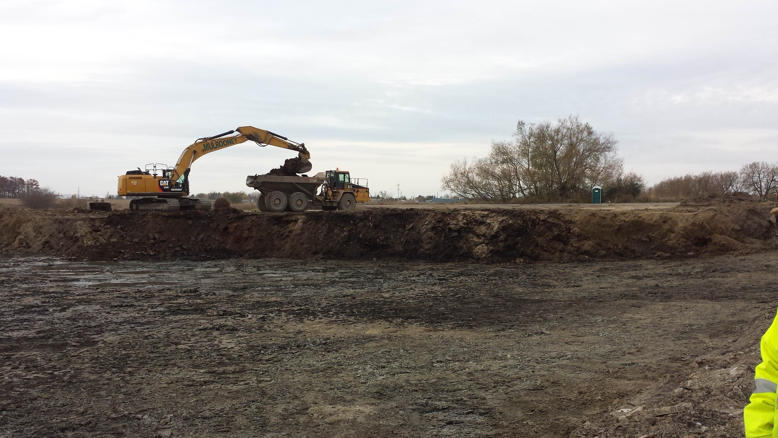 Restoration work is currently underway to remove the waste products and remediate the wetlands, 2014