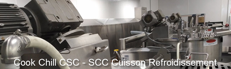 cooking equipment in a CSC Regional Production Centre