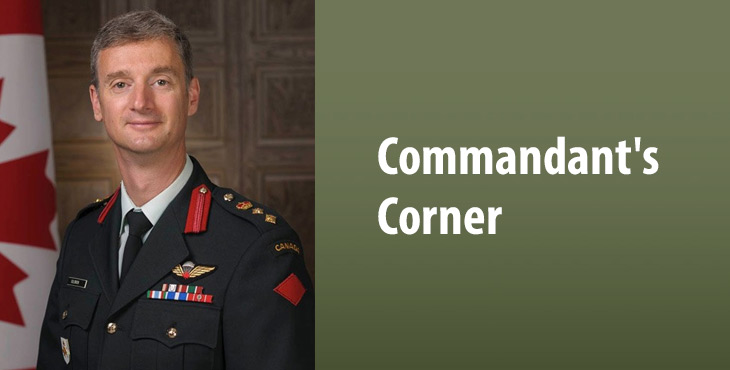 Commandant's Corner.