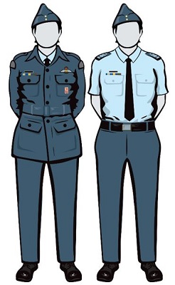 Air uniform – C3 uniform with tie, jacket optional