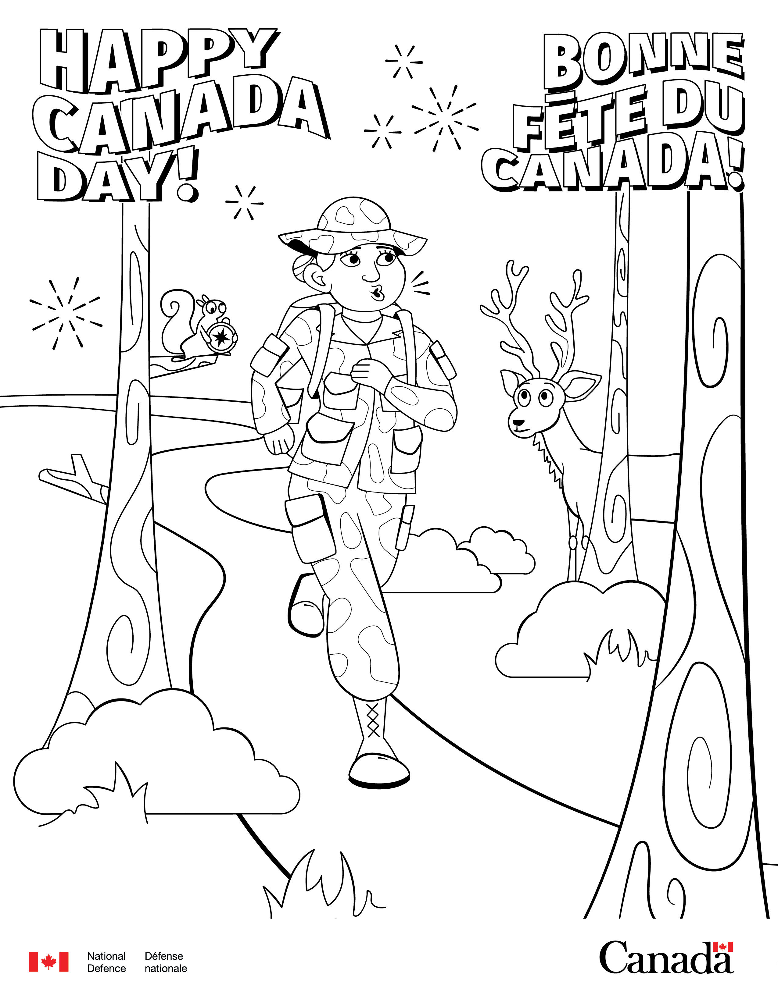 Canada Day Colouring Pages Canada Ca