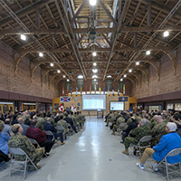Orientation session being held at Cartier Square Drill Hall.