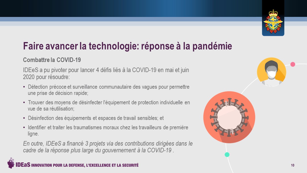 Faire avancer la technologie: réponse à la pandémie