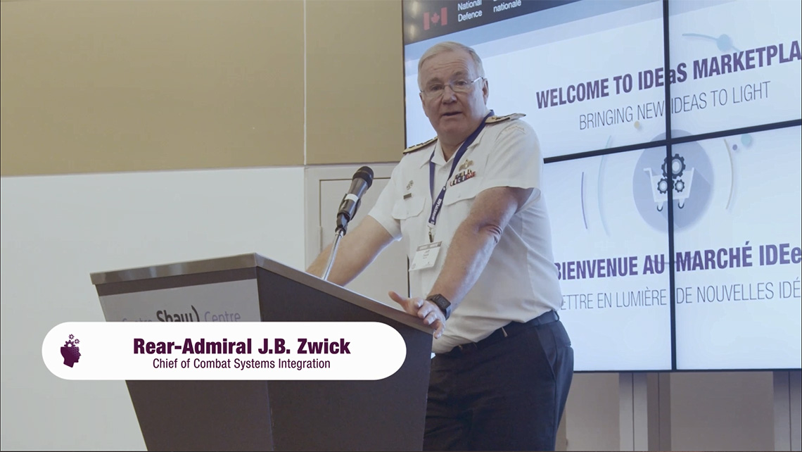 IDEaS Marketplace – Keynote: Rear-Admiral J.B. Zwick