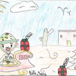 Lilirose Lalonde (Age 9): More than anything else, members of the Canadian Armed Forces want to bring peace to all the children in the world, here and elsewhere.