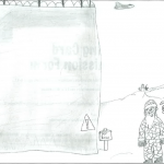 Analee Quirion (Age 11): Santa Claus discovers the Alert military base in the North Pole. The Canadian Army protects Santa Claus.