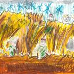 Astra Stout (Age 8): Canada search and rescue team saving people trapped in the mountains.