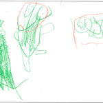 Emily Fisher (4): Military guy with christmas tree giving out presents.