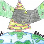 Lola Clark (10): The military family of helping hands is beatifying the community and spreading christmas joy. Happiness and peace are all around the world, thanks to the military.