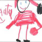 Maddox Gates (7): Santa.