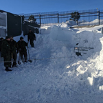 The 1st Battalion, Royal Newfoundland Regiment is mobilizing as part of relief efforts in NL.Their soldiers are hard at work digging out equipment, to assist the local government agencies and citizens. Credit: 1st Battalion, The Royal Newfoundland Regiment