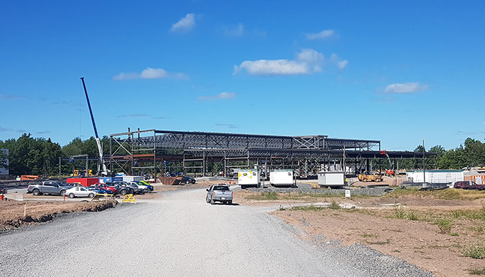 Work underway on the new 4 ESR facility at Gagetown