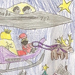 Katelyn Chown (10): We dont want santa to catch covid, so he needs extra protection from the military! Covid has made children lose hope this year so snata needs to give it Back to them! The military helpts, and protects those who need it especially in covid times! Christmas is a time for family and fun!