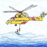 Mia Douillard (12): Search and rescue are brave and save many people, no matter the conditions. Many lives have been saved thanks to them. They are always ready to help!