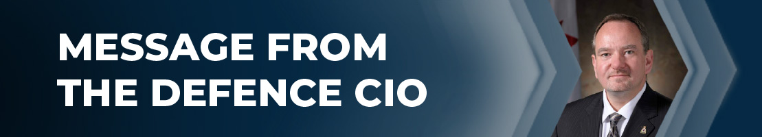Message from the Defence Chief Information Officer banner