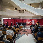 Defence Team members attended the annual Bell Let’s Talk panel discussion in person at NDHQ (Carling) for the first time since the COVID-19 pandemic.