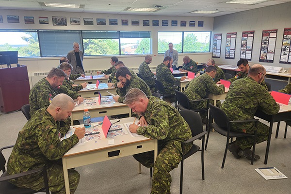 Students of RCAS at CFB Gagetown