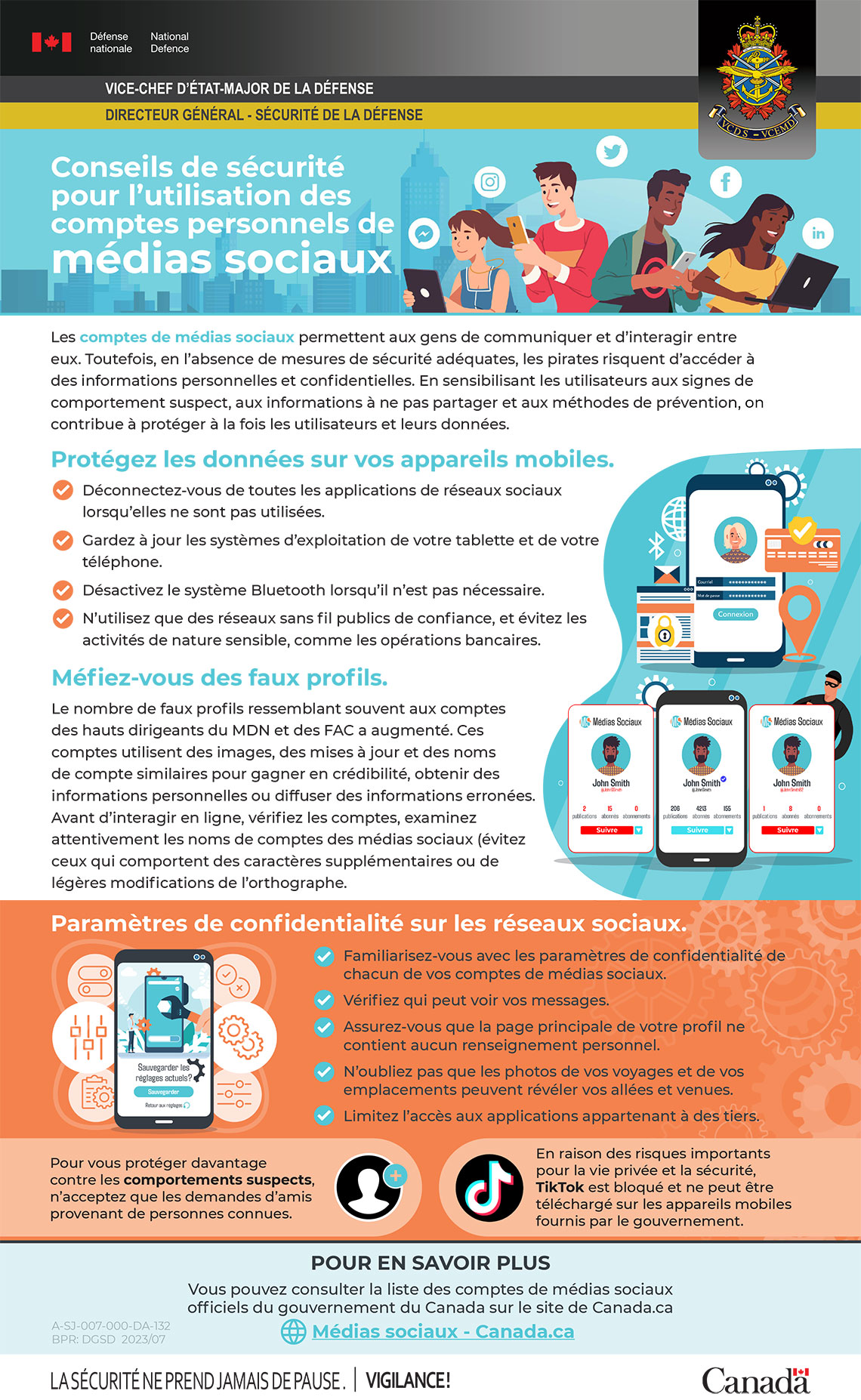 Conseils de sécurité pour l’utilisation