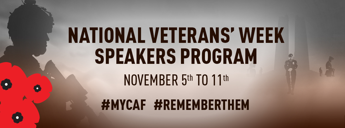 National Veterans’ Week Speakers Program