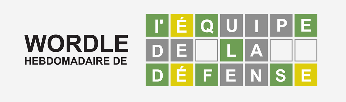 Wordle hebdomadaire de l’Équipe de la Défense